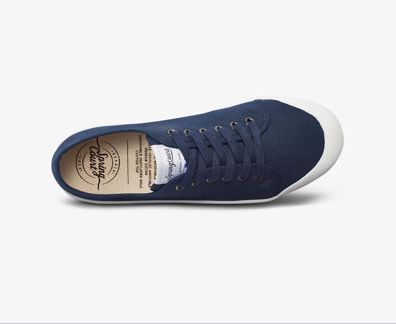 Spring Court G2 CANVAS Men's Trainers Dark Blue | South Africa-39DLJZFXK